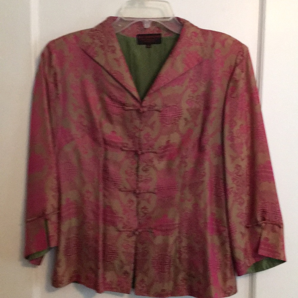 Beautiful silk blouse/ jacket